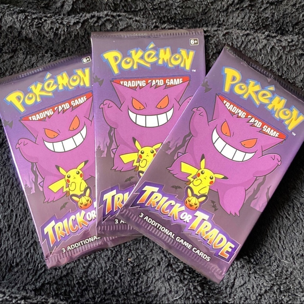Pokemon TCG Halloween Trick Or Trade BOOster Packs 3X (Limited While They Last)